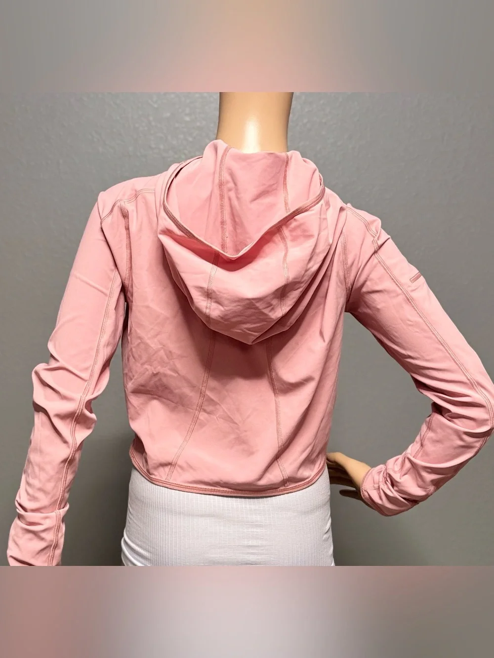 Lululemon Break a Trail 1/2 Zip Athletic Hoodie Long Sleeve Size 8 in Pink